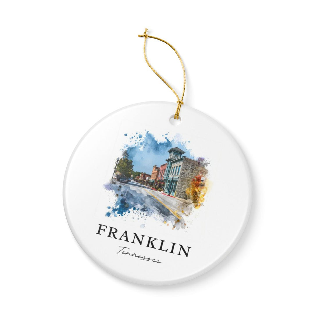 Franklin Tennessee Ornament | Christmas Travel Souvenir Gift
