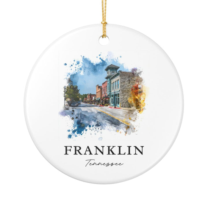 Franklin Tennessee Ornament | Christmas Travel Souvenir Gift