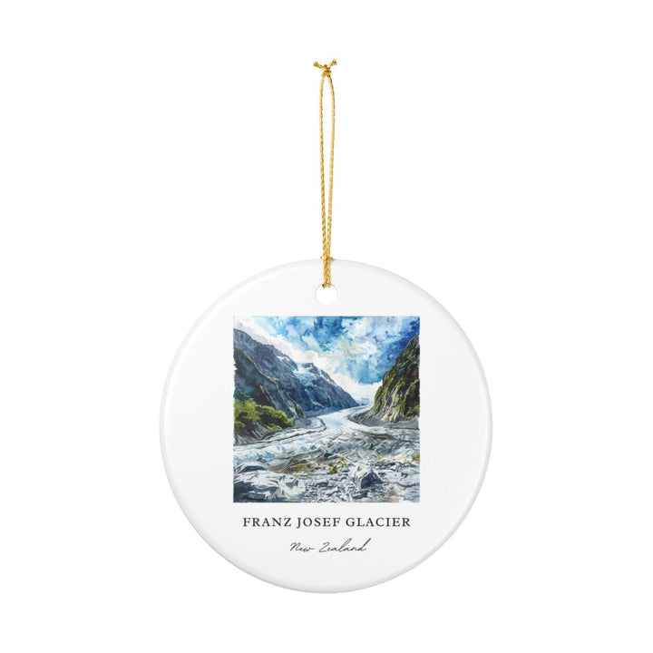 Franz Josef Glacier New Zealand Ornament: Unique Franz Josef Glacier Souvenir, Franz Josef Glacier New Zealand Xmas Decor, and Authentic Franz Josef Glacier Gift