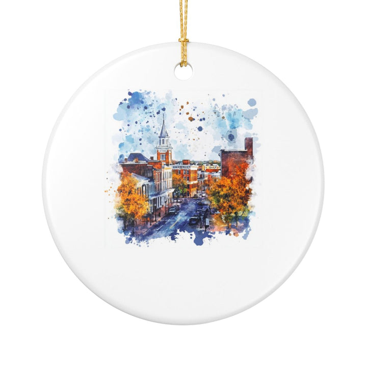 Frederick Maryland Ornament: Unique Frederick Souvenir, Frederick Maryland Xmas Decor, and Authentic Frederick Gift