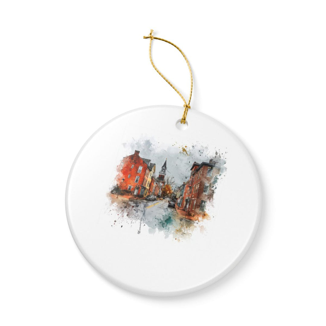 Frederick Maryland Ornament: Unique Frederick Souvenir, Frederick Maryland Xmas Decor, and Authentic Frederick Gift