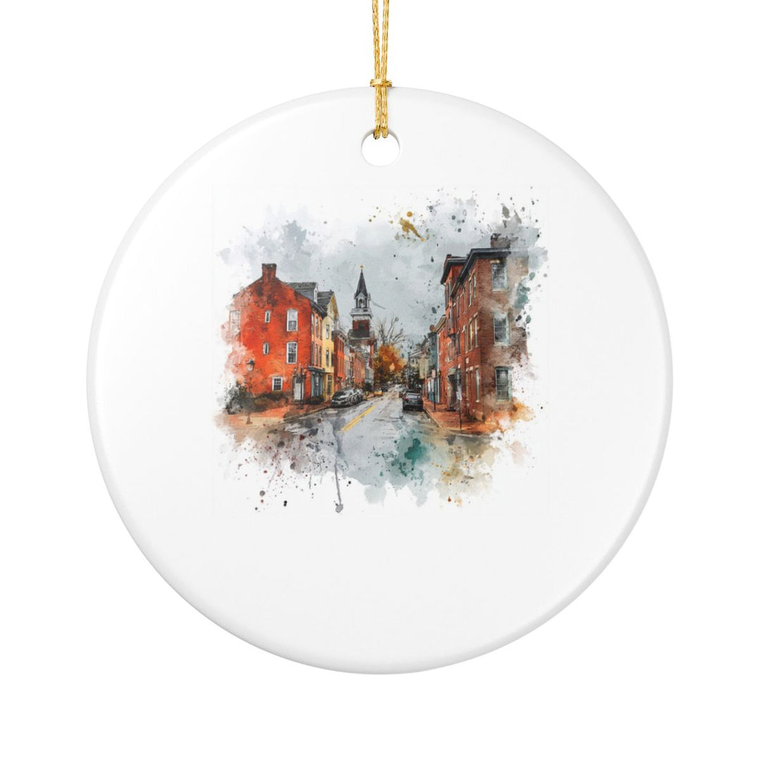 Frederick Maryland Ornament: Unique Frederick Souvenir, Frederick Maryland Xmas Decor, and Authentic Frederick Gift