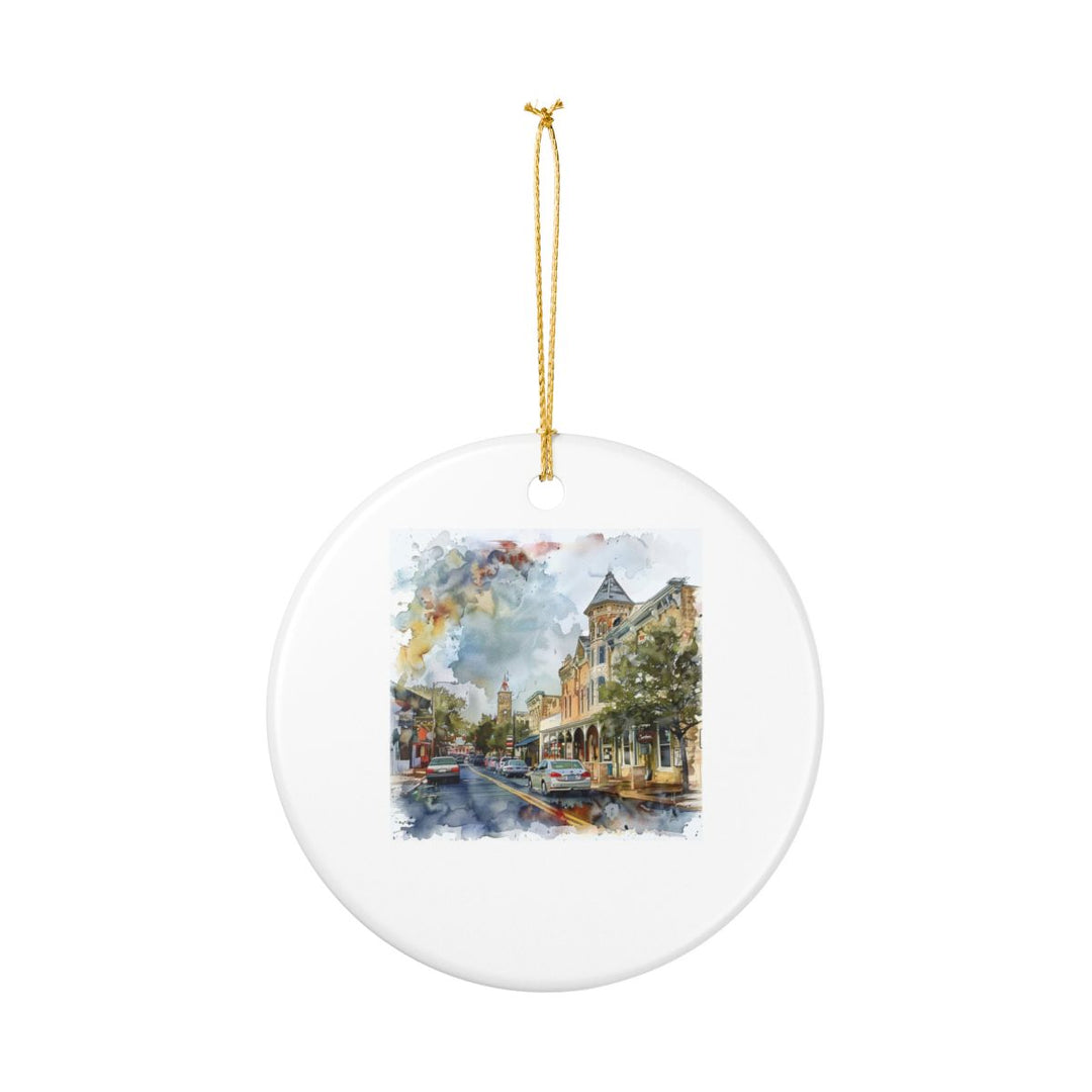 Fredericksburg TX Texas Ornament: Unique Fredericksburg Souvenir, Fredericksburg Texas Xmas Decor, and Authentic Fredericksburg Gift
