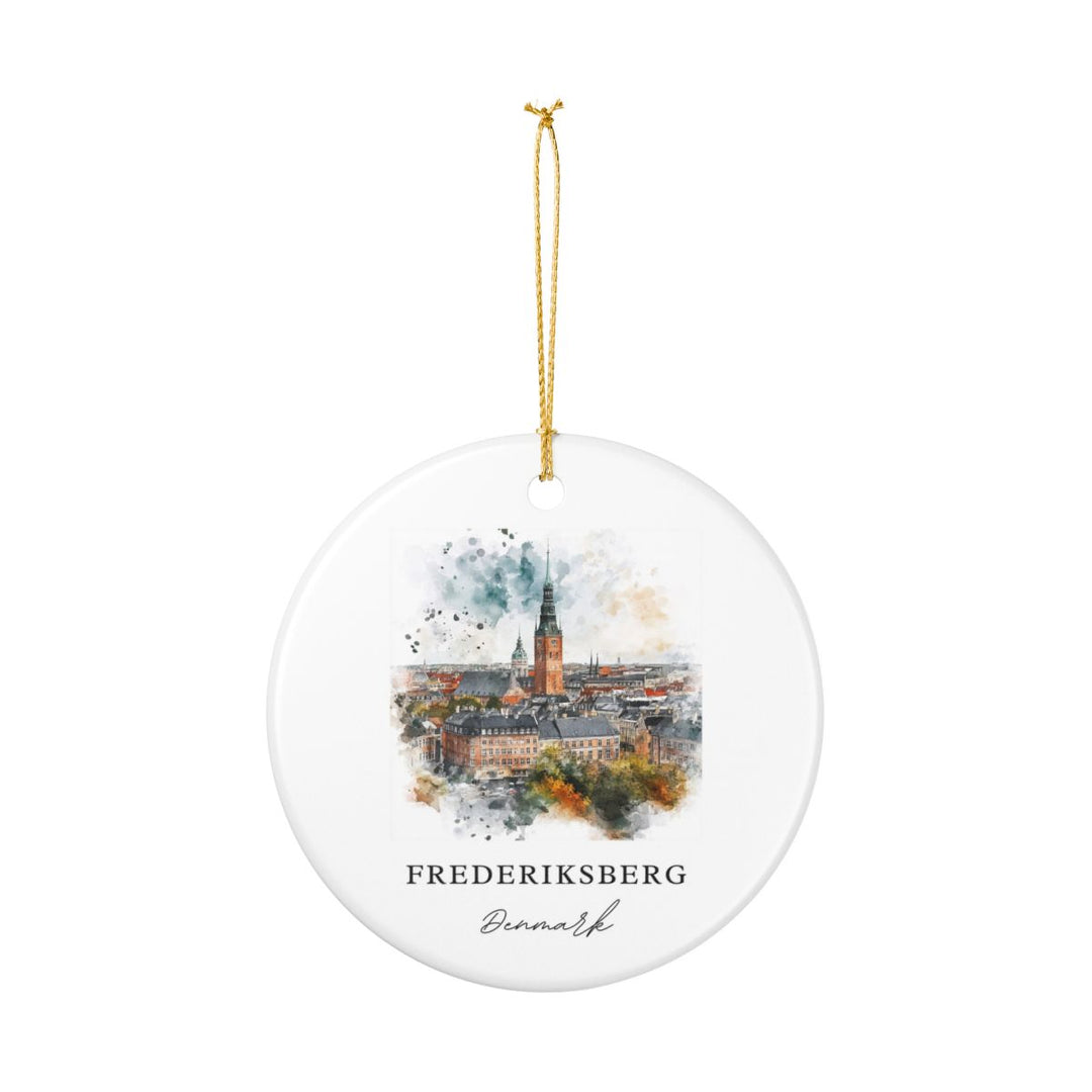 Frederiksberg Ornament: Unique Frederiksberg Souvenir, Frederiksberg Xmas Decor, and Authentic Frederiksberg Gift