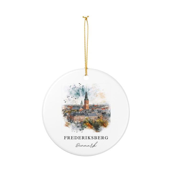 Frederiksberg Ornament: Unique Frederiksberg Souvenir, Frederiksberg Xmas Decor, and Authentic Frederiksberg Gift