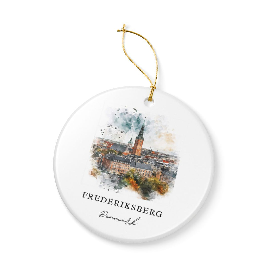 Frederiksberg Ornament: Unique Frederiksberg Souvenir, Frederiksberg Xmas Decor, and Authentic Frederiksberg Gift