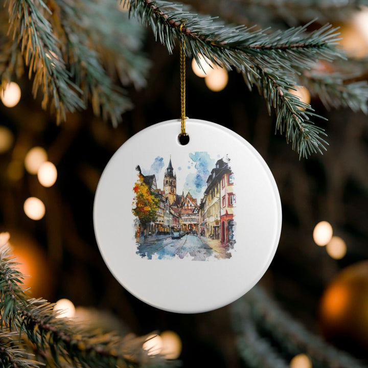 Freiburg Im Breisgau Ornament: Unique Freiburg Im Breisgau Souvenir, Freiburg Im Breisgau Xmas Decor, and Authentic Freiburg Im Breisgau Gift
