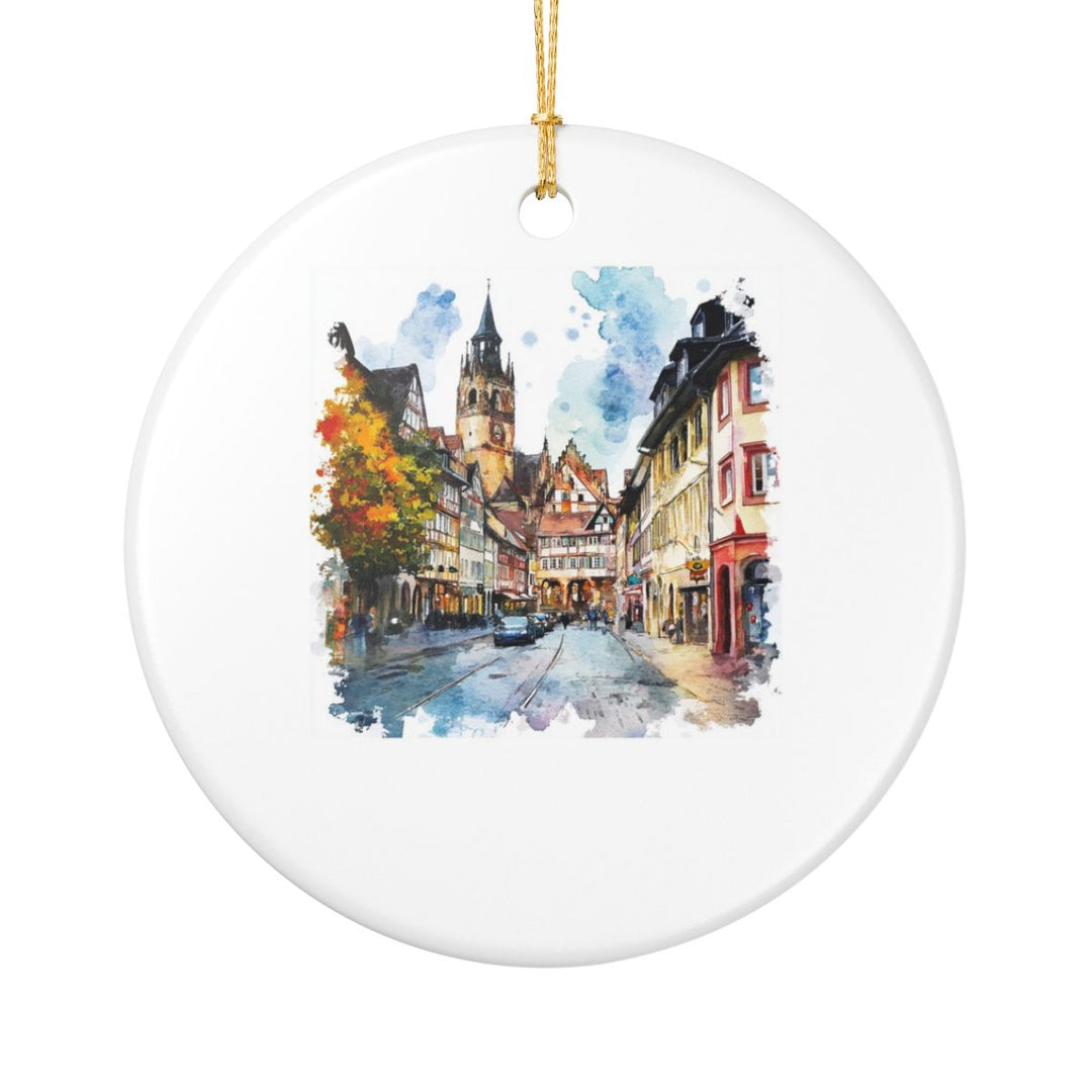 Freiburg Im Breisgau Ornament: Unique Freiburg Im Breisgau Souvenir, Freiburg Im Breisgau Xmas Decor, and Authentic Freiburg Im Breisgau Gift