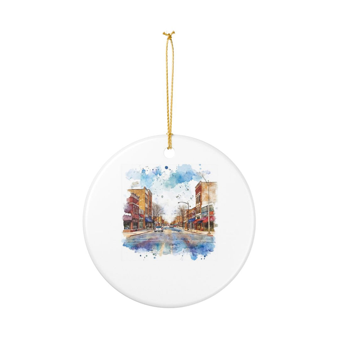 Fremont Nebraska Ornament: Unique Fremont Nebraska Souvenir, Fremont Nebraska Xmas Decor, and Authentic Fremont Nebraska Gift