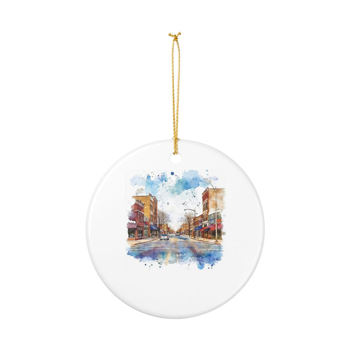 Fremont Nebraska Ornament: Unique Fremont Nebraska Souvenir, Fremont Nebraska Xmas Decor, and Authentic Fremont Nebraska Gift