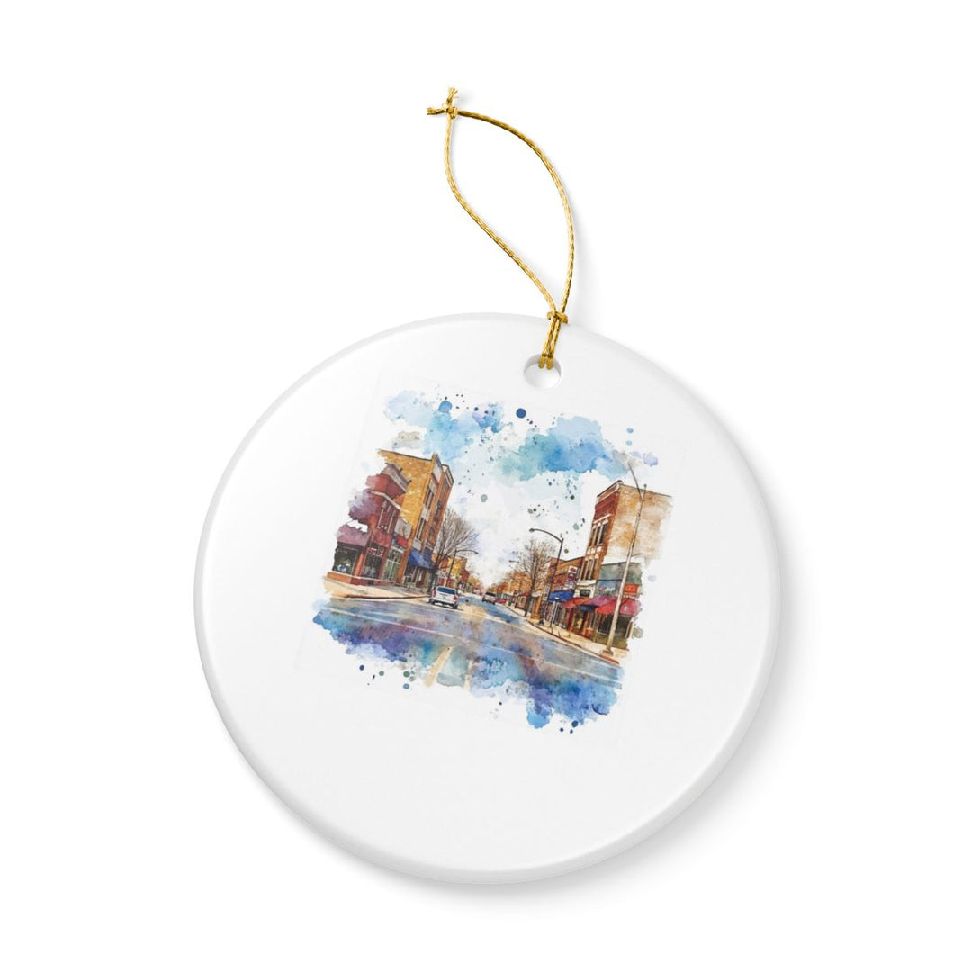 Fremont Nebraska Ornament: Unique Fremont Nebraska Souvenir, Fremont Nebraska Xmas Decor, and Authentic Fremont Nebraska Gift