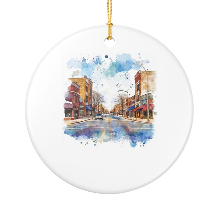 Fremont Nebraska Ornament: Unique Fremont Nebraska Souvenir, Fremont Nebraska Xmas Decor, and Authentic Fremont Nebraska Gift