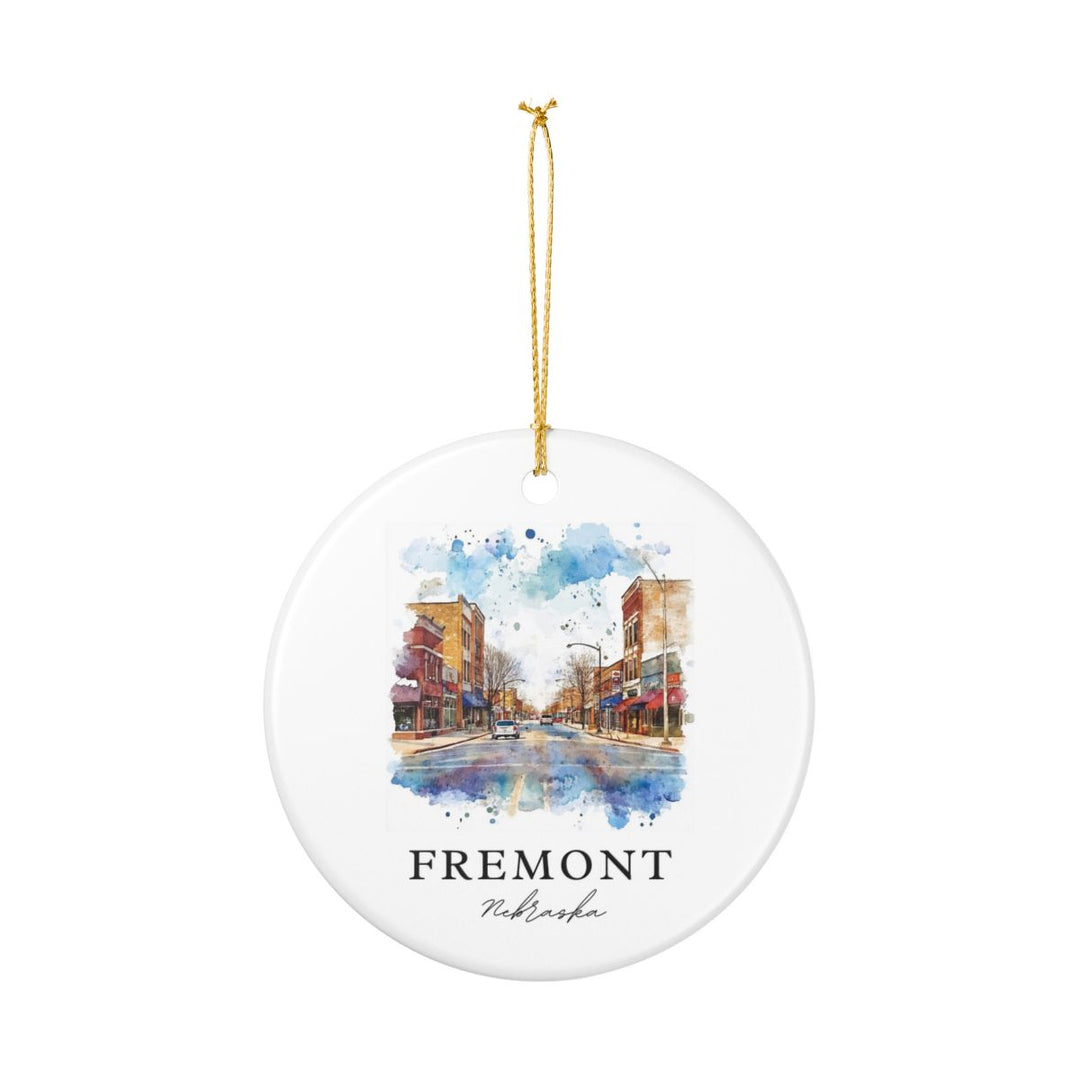 Fremont Nebraska Ornament | Christmas Travel Souvenir Gift