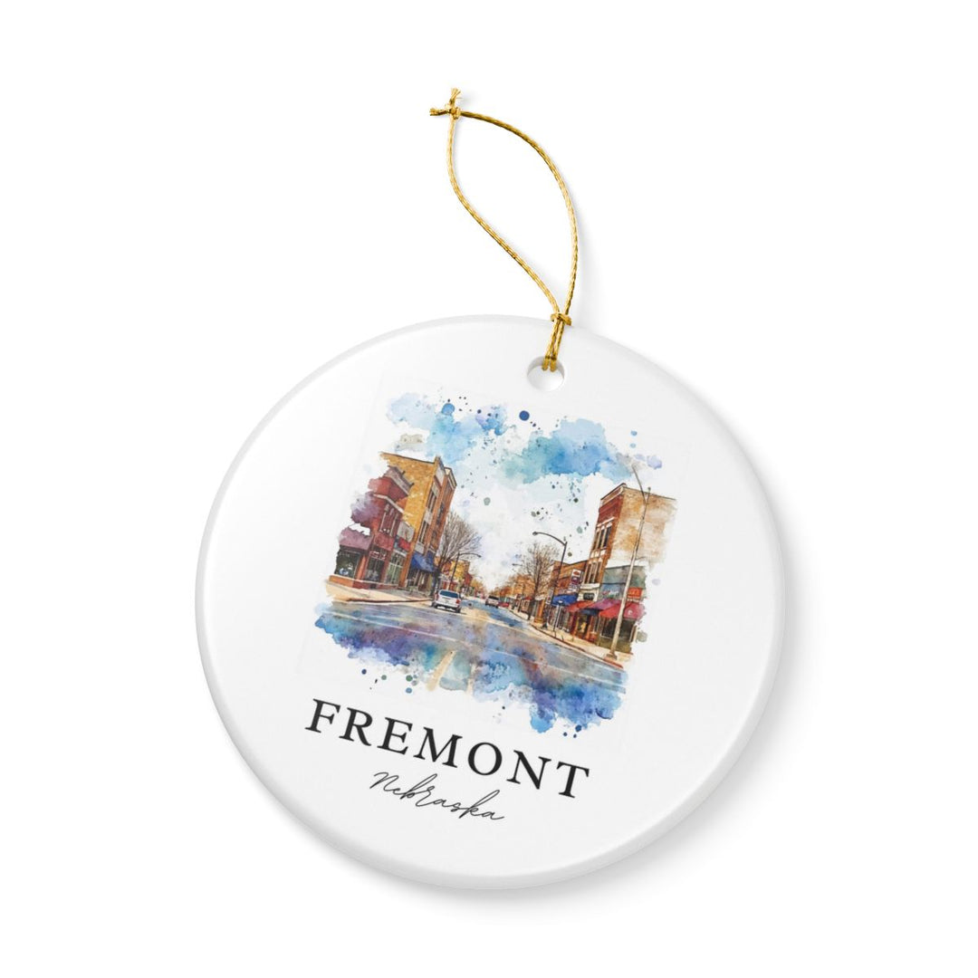 Fremont Nebraska Ornament | Christmas Travel Souvenir Gift