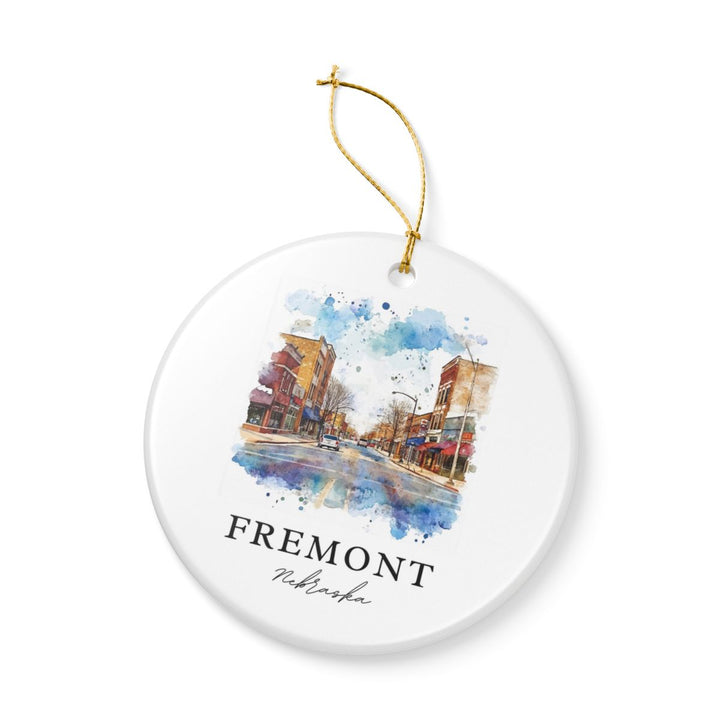 Fremont Nebraska Ornament | Christmas Travel Souvenir Gift