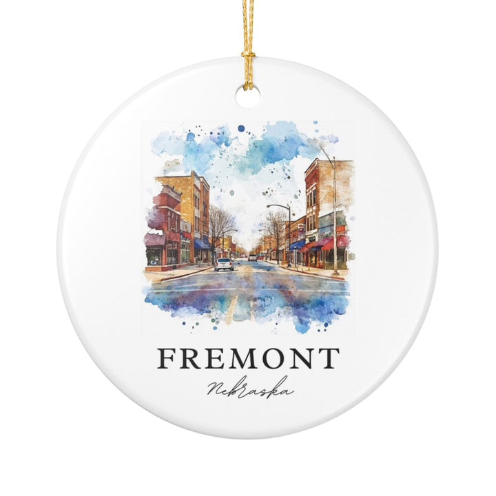 Fremont Nebraska Ornament | Christmas Travel Souvenir Gift