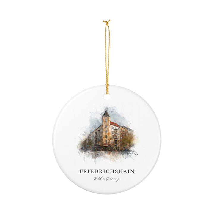 Friedrichshain Germany Ornament: Unique Friedrichshain Souvenir, Friedrichshain Germany Xmas Decor, and Authentic Friedrichshain Gift