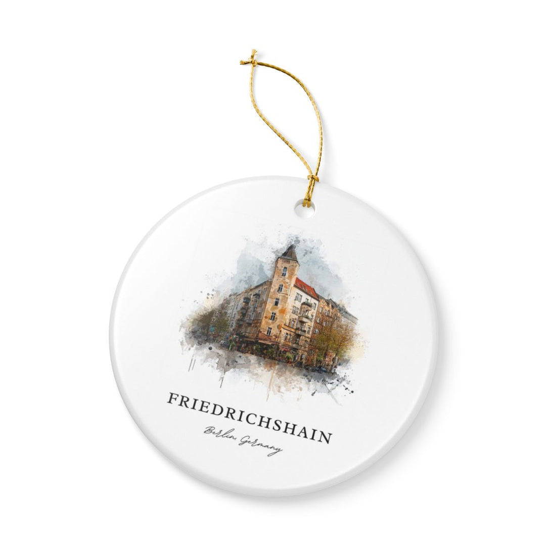 Friedrichshain Germany Ornament: Unique Friedrichshain Souvenir, Friedrichshain Germany Xmas Decor, and Authentic Friedrichshain Gift