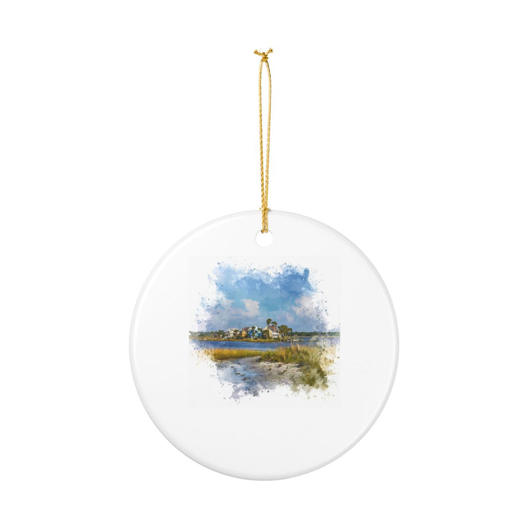 Fripp Island South Carolina Ornament: Unique Fripp Island Souvenir, Fripp Island South Carolina Xmas Decor, and Authentic Fripp Island Gift