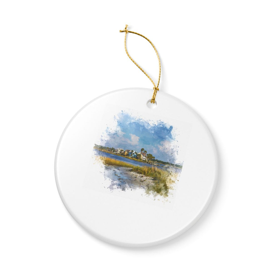 Fripp Island South Carolina Ornament: Unique Fripp Island Souvenir, Fripp Island South Carolina Xmas Decor, and Authentic Fripp Island Gift