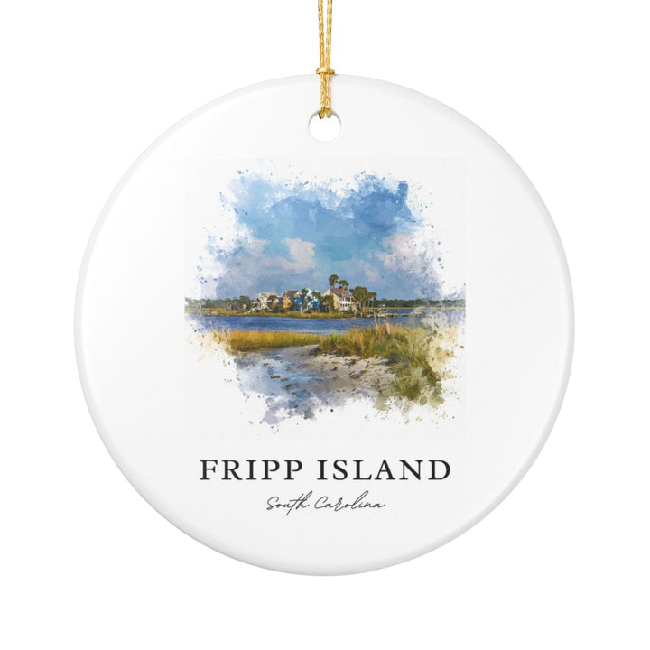 Fripp Island South Carolina Ornament | Christmas Travel Souvenir Gift