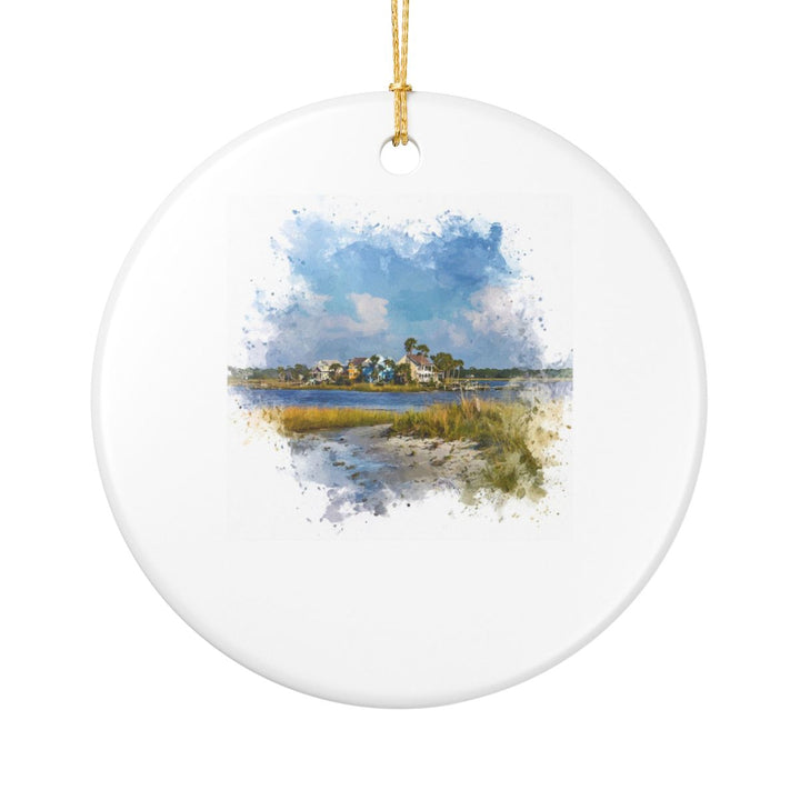 Fripp Island South Carolina Ornament: Unique Fripp Island Souvenir, Fripp Island South Carolina Xmas Decor, and Authentic Fripp Island Gift