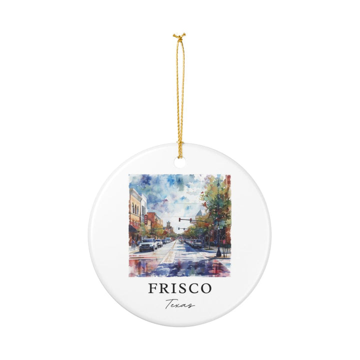 Frisco Texas Ornament: Unique Frisco Souvenir, Frisco Texas Xmas Decor, and Authentic Frisco Gift