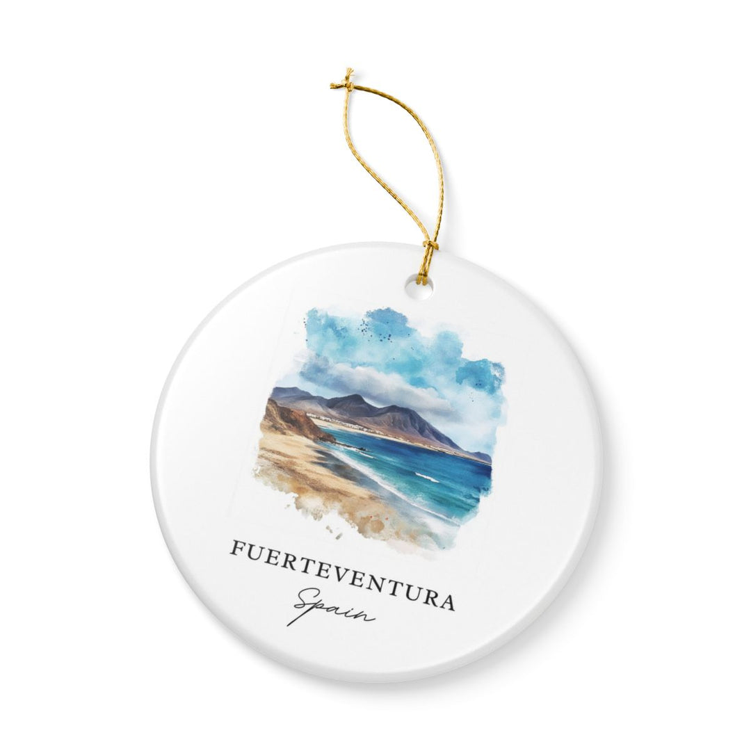 Fuerteventura Spain Ornament | Christmas Travel Souvenir Gift