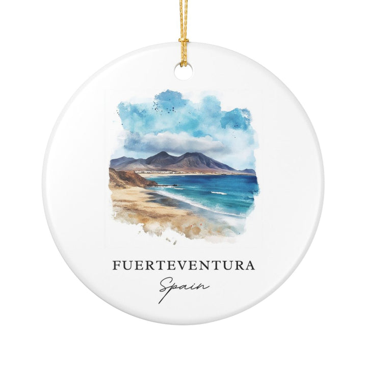 Fuerteventura Spain Ornament | Christmas Travel Souvenir Gift