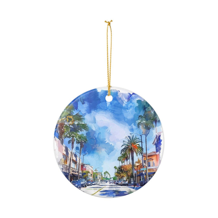 Fullerton California Ornament: Unique Fullerton California Souvenir, Fullerton California Xmas Decor, and Authentic Fullerton California Gift