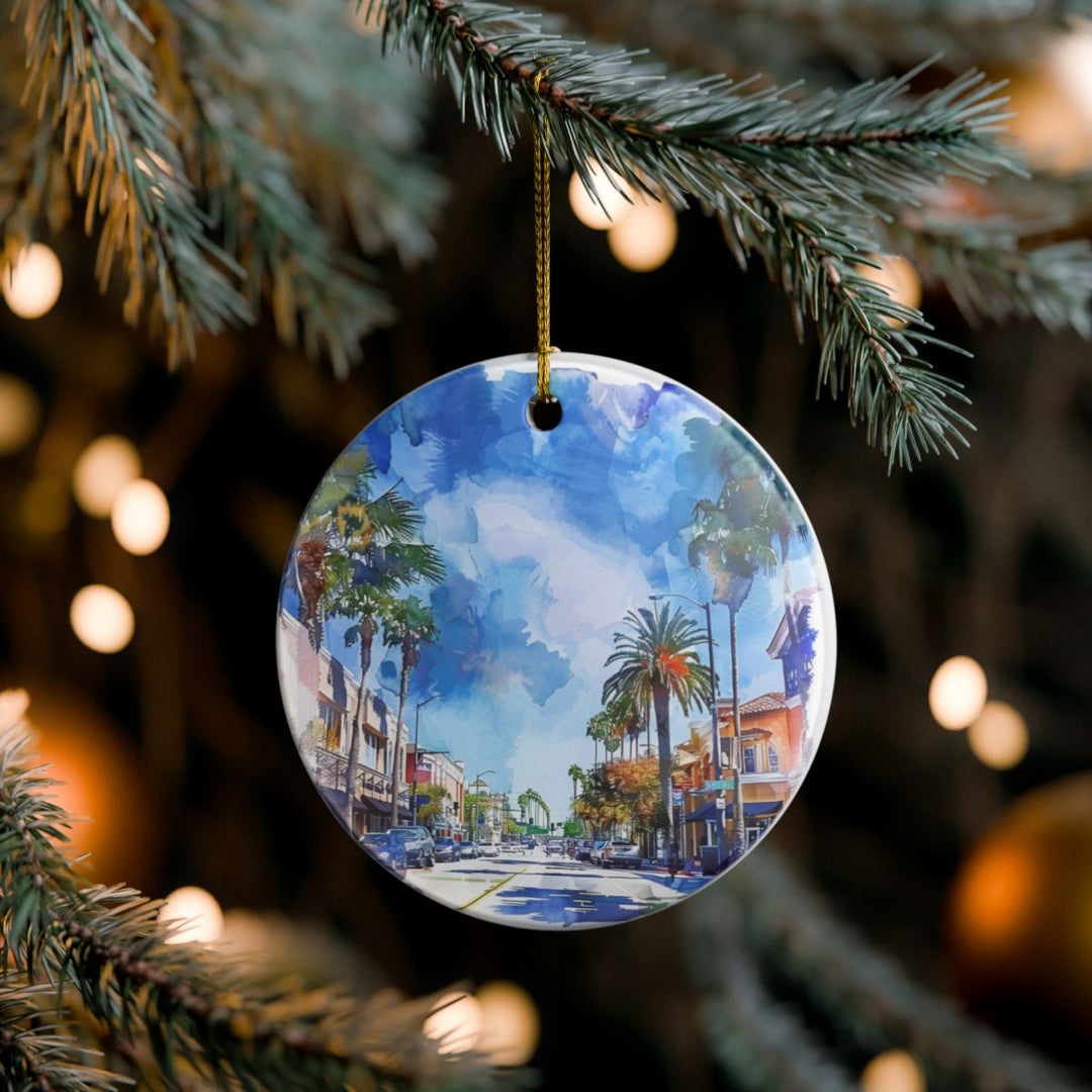 Fullerton California Ornament: Unique Fullerton California Souvenir, Fullerton California Xmas Decor, and Authentic Fullerton California Gift