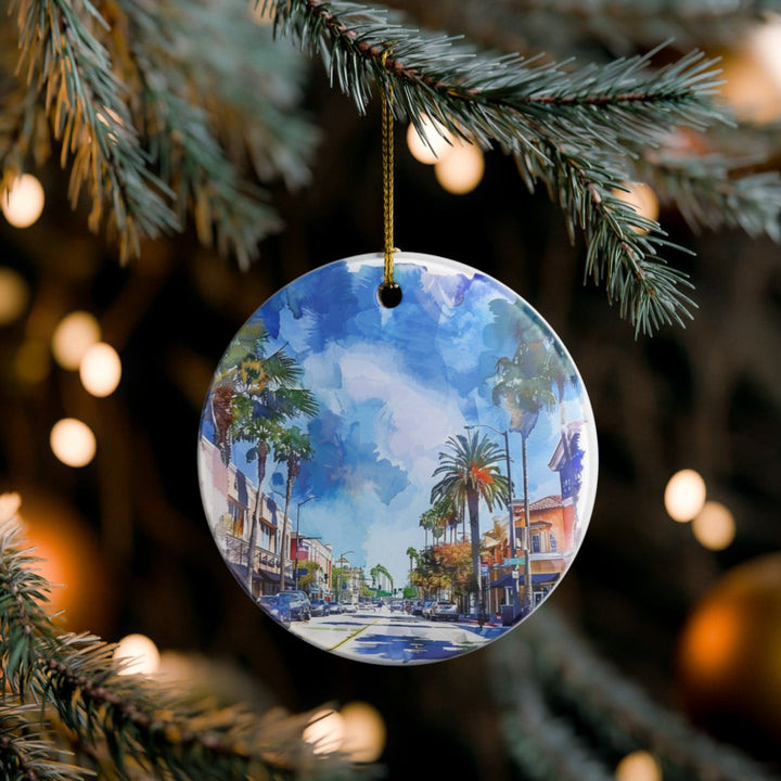 Fullerton California Ornament: Unique Fullerton California Souvenir, Fullerton California Xmas Decor, and Authentic Fullerton California Gift