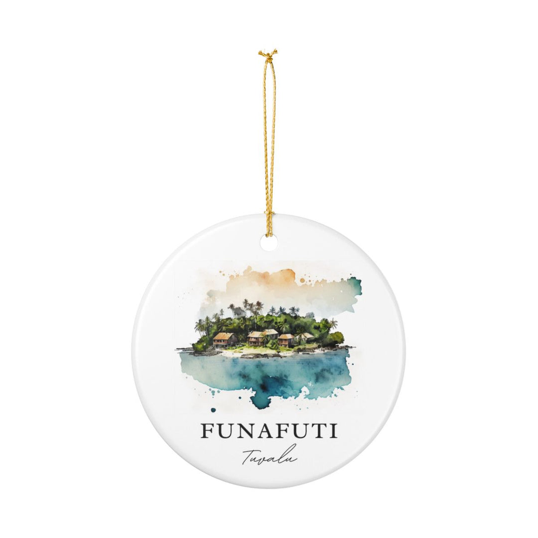 Funafuti Tuvalu Ornament: Unique Funafuti Tuvalu Souvenir, Funafuti Tuvalu Xmas Decor, and Authentic Funafuti Tuvalu Gift