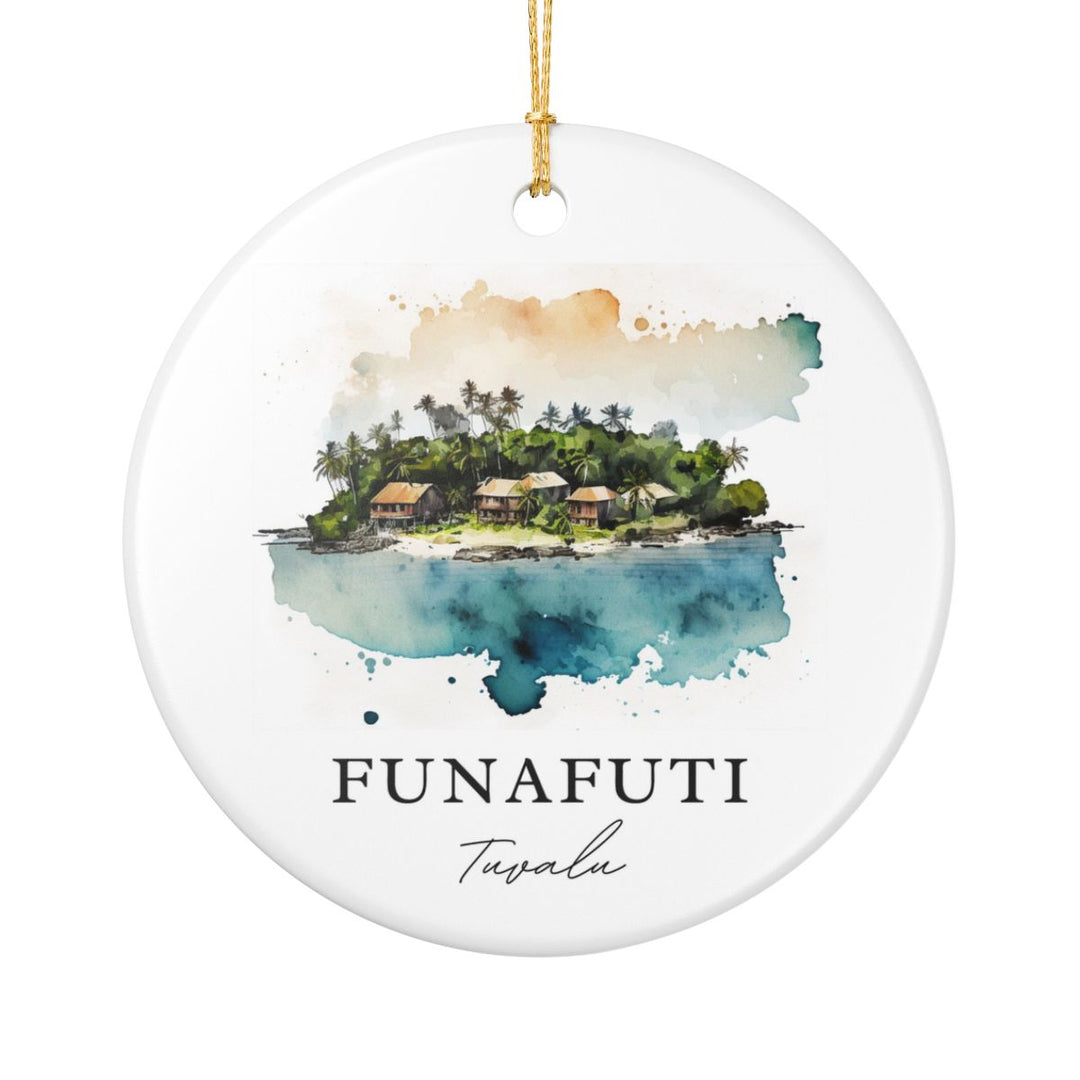 Funafuti Tuvalu Ornament: Unique Funafuti Tuvalu Souvenir, Funafuti Tuvalu Xmas Decor, and Authentic Funafuti Tuvalu Gift