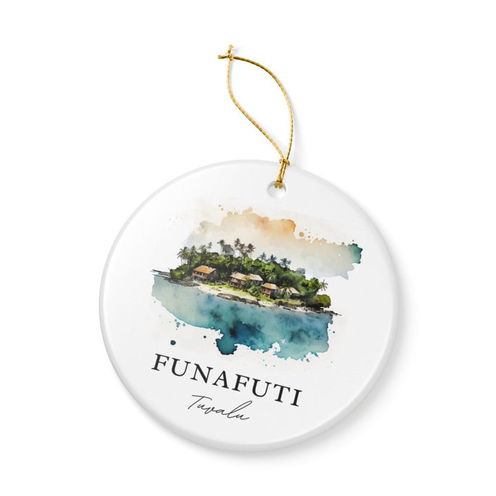 Funafuti Tuvalu Ornament: Unique Funafuti Tuvalu Souvenir, Funafuti Tuvalu Xmas Decor, and Authentic Funafuti Tuvalu Gift