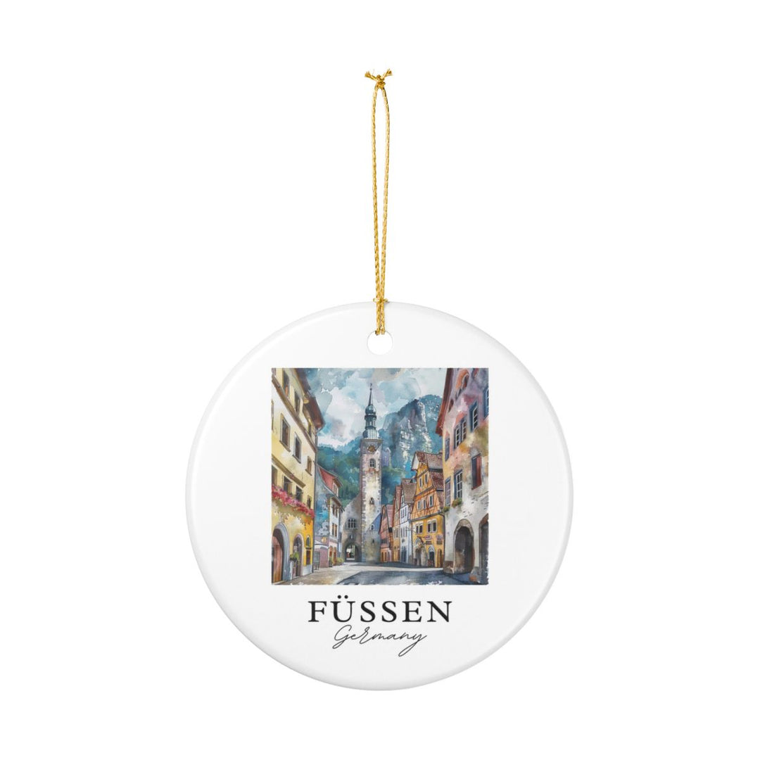 Fussen Germany Ornament: Unique Fussen Germany Souvenir, Fussen Germany Xmas Decor, and Authentic Fussen Germany Gift