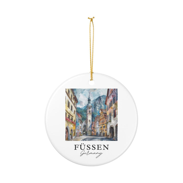 Fussen Germany Ornament: Unique Fussen Germany Souvenir, Fussen Germany Xmas Decor, and Authentic Fussen Germany Gift