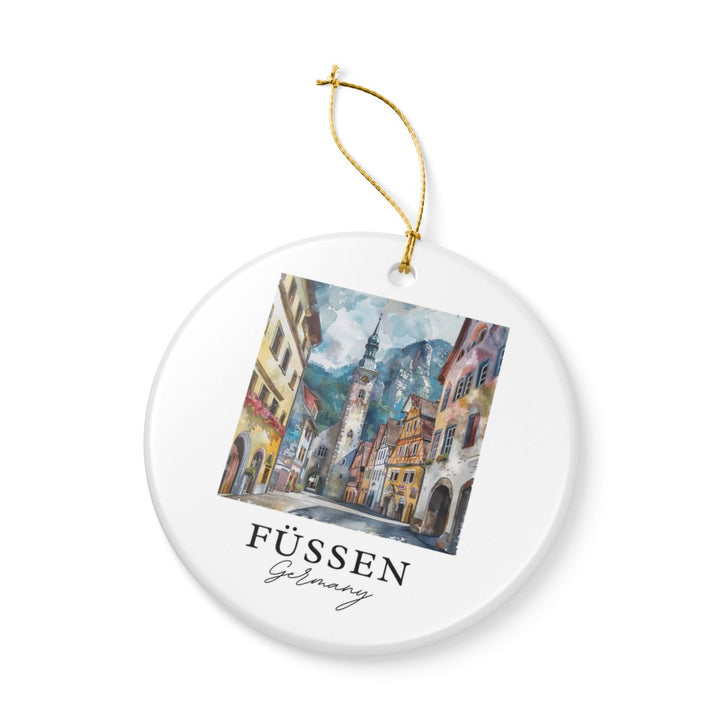 Fussen Germany Ornament: Unique Fussen Germany Souvenir, Fussen Germany Xmas Decor, and Authentic Fussen Germany Gift