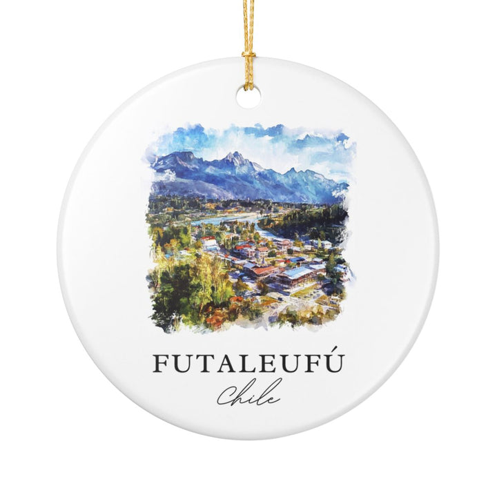 Futaleufu Ornament: Unique Futaleufu Souvenir, Futaleufu Xmas Decor, and Authentic Futaleufu Gift