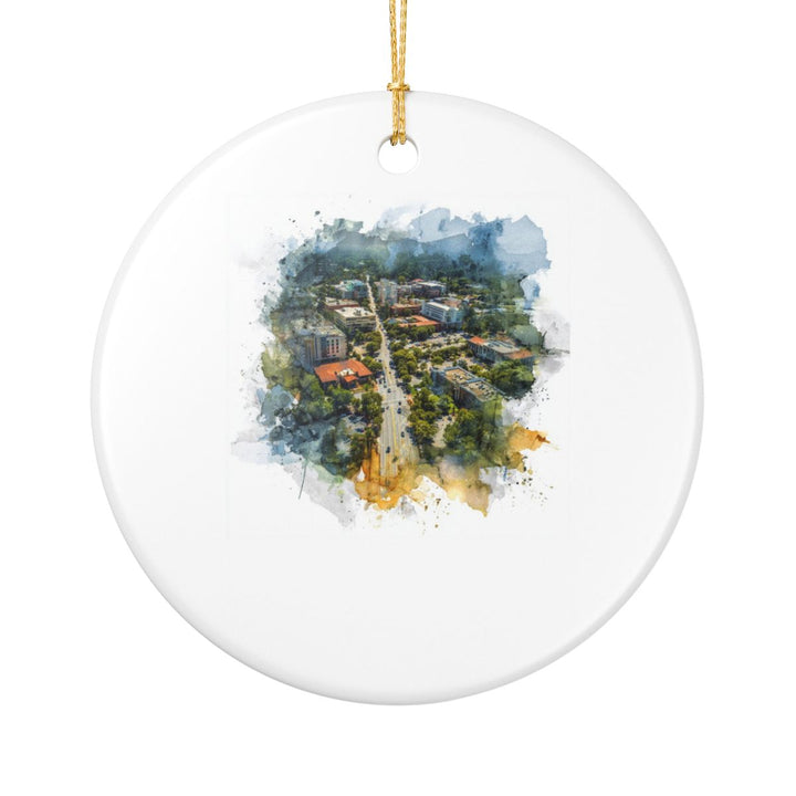 Gainesville Florida Ornament: Unique Gainesville Souvenir, Gainesville Florida Xmas Decor, and Authentic Gainesville Gift