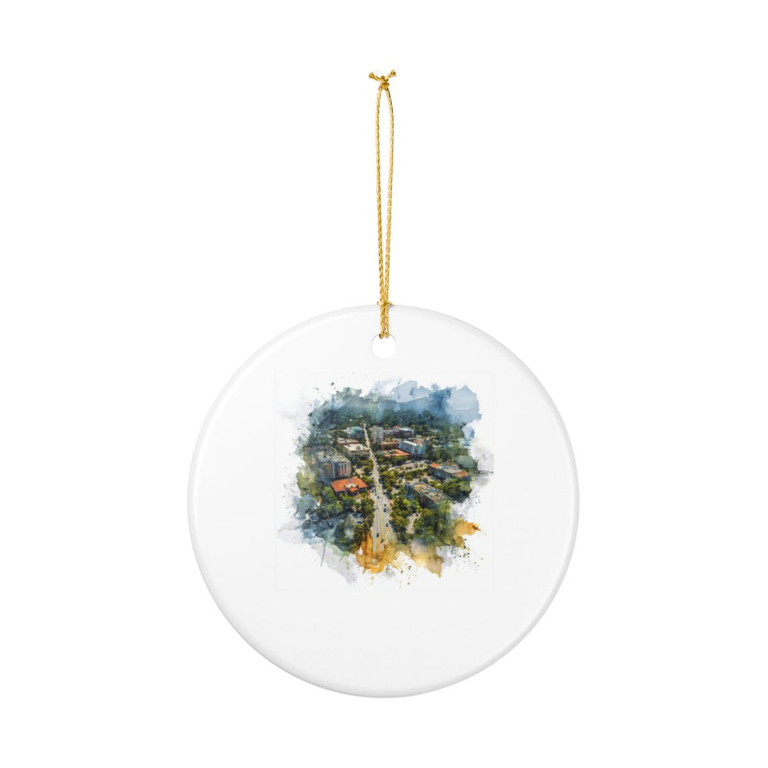Gainesville Florida Ornament: Unique Gainesville Souvenir, Gainesville Florida Xmas Decor, and Authentic Gainesville Gift