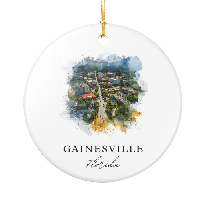 Gainesville Florida Ornament | Christmas Travel Souvenir Gift