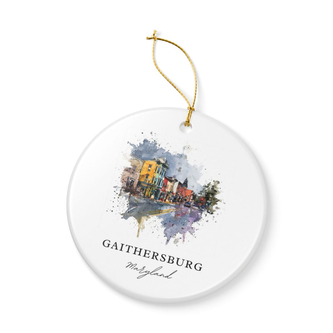 Gaithersburg Maryland USA Ornament: Unique Gaithersburg Souvenir, Gaithersburg Maryland Xmas Decor, and Authentic Gaithersburg Gift