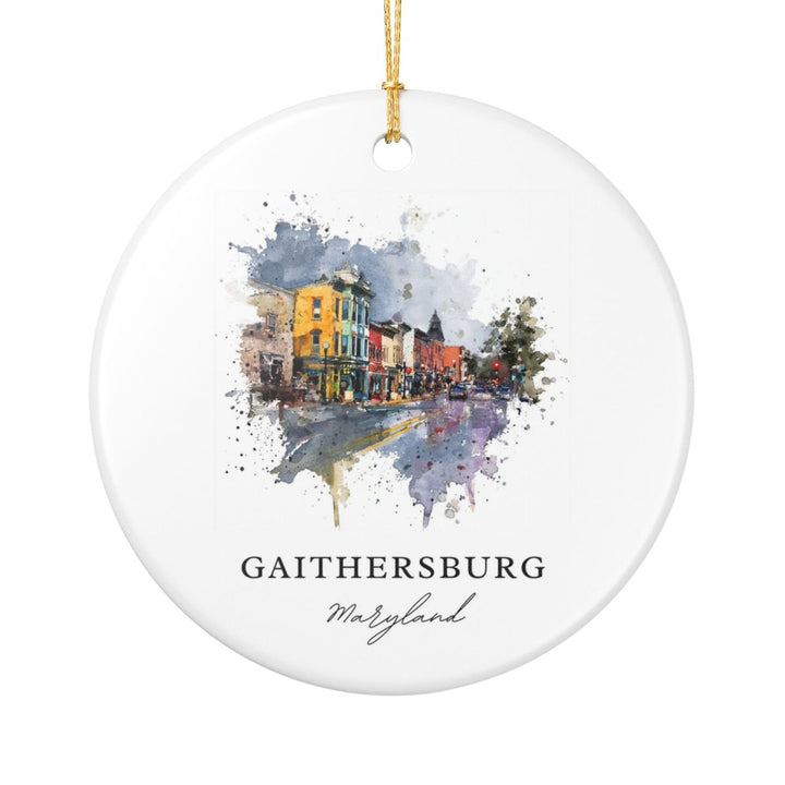 Gaithersburg Maryland USA Ornament: Unique Gaithersburg Souvenir, Gaithersburg Maryland Xmas Decor, and Authentic Gaithersburg Gift