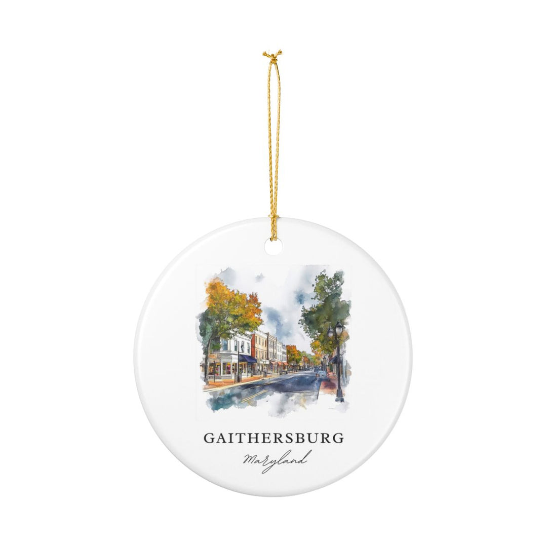 Gaithersburg Ornament: Unique Gaithersburg Souvenir, Gaithersburg Xmas Decor, and Authentic Gaithersburg Gift