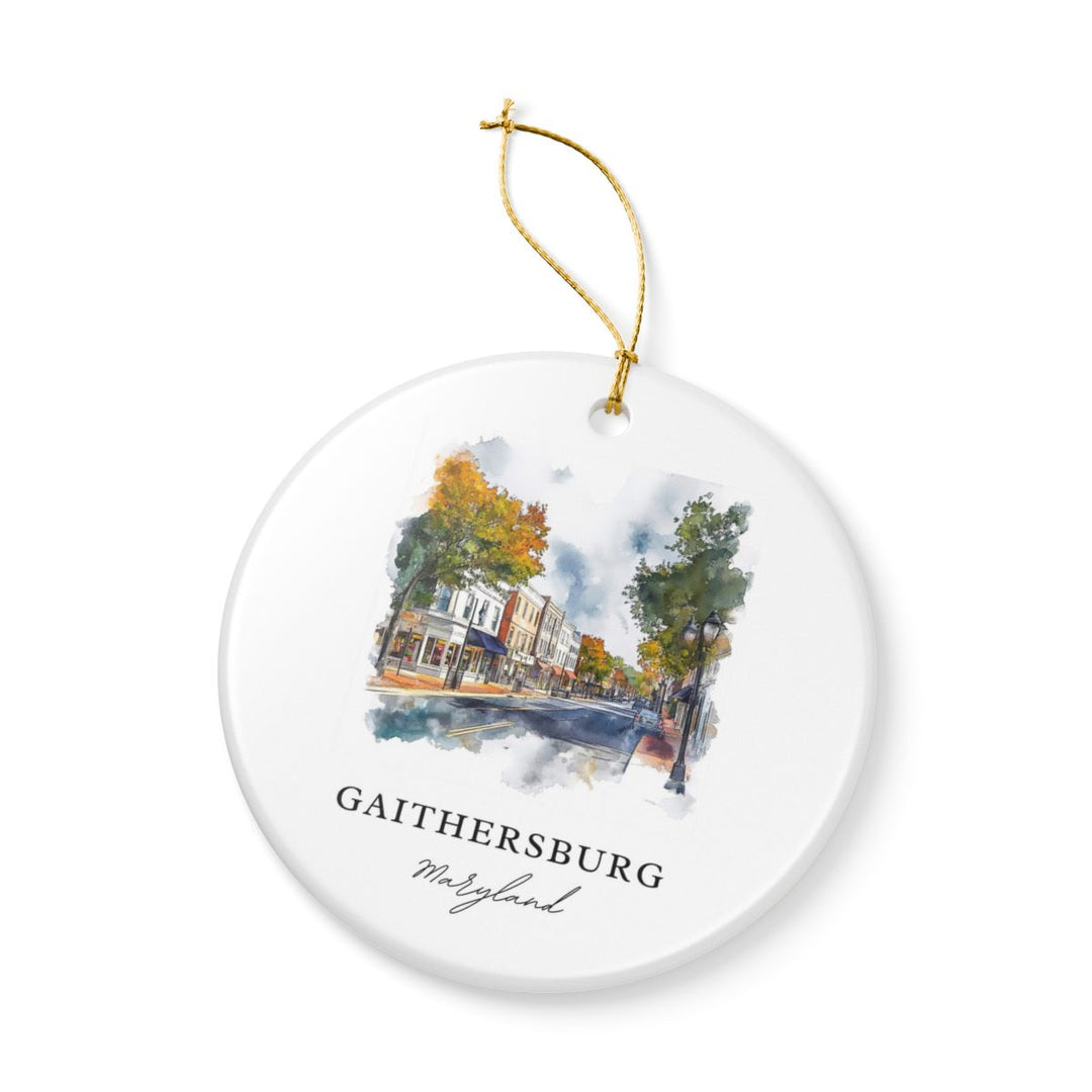Gaithersburg Ornament: Unique Gaithersburg Souvenir, Gaithersburg Xmas Decor, and Authentic Gaithersburg Gift