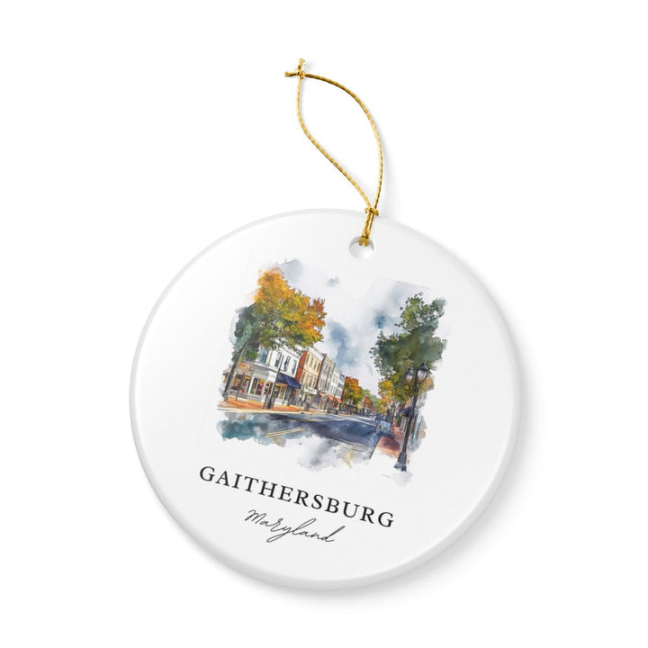 Gaithersburg Ornament: Unique Gaithersburg Souvenir, Gaithersburg Xmas Decor, and Authentic Gaithersburg Gift