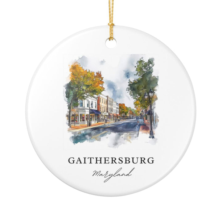 Gaithersburg Ornament: Unique Gaithersburg Souvenir, Gaithersburg Xmas Decor, and Authentic Gaithersburg Gift