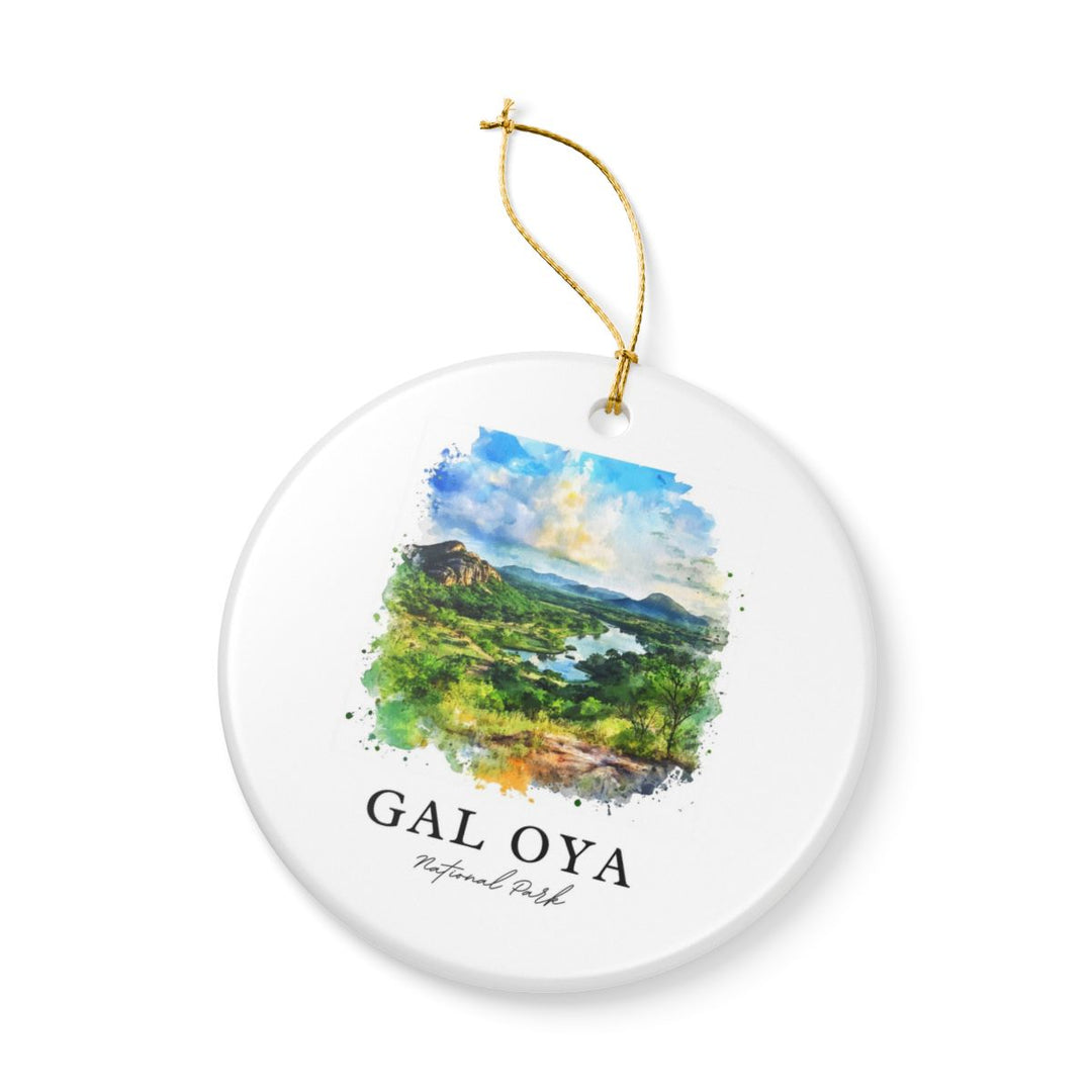 Gal Oya National Park Sri Lanka Ornament: Unique Gal Oya National Park Souvenir, Gal Oya National Park Sri Lanka Xmas Decor, and Authentic Gal Oya National Park Gift