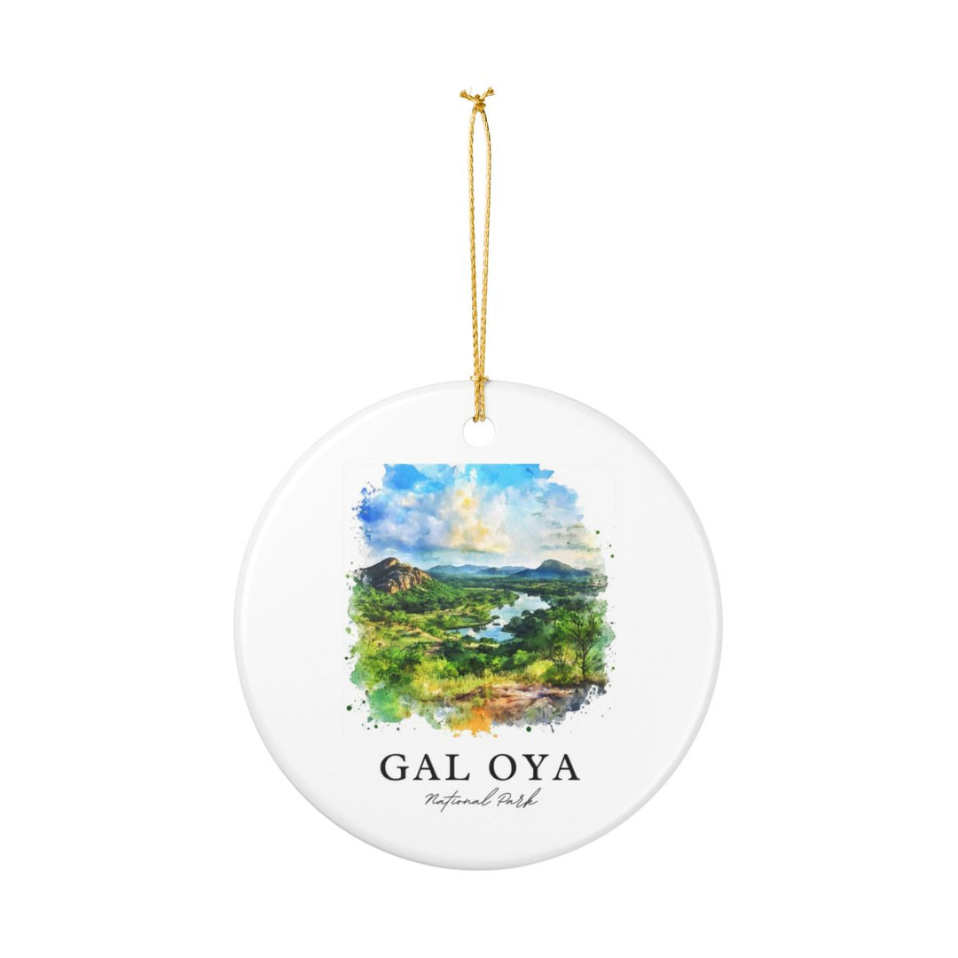 Gal Oya National Park Sri Lanka Ornament: Unique Gal Oya National Park Souvenir, Gal Oya National Park Sri Lanka Xmas Decor, and Authentic Gal Oya National Park Gift